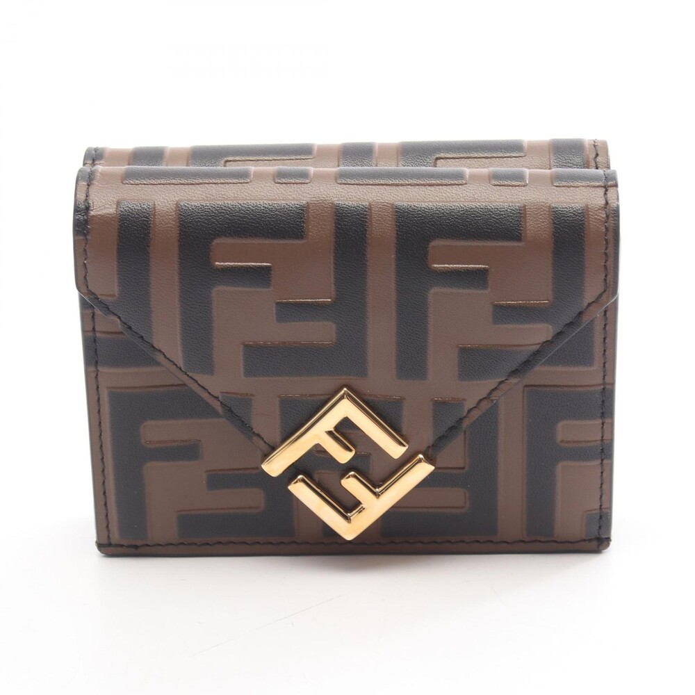 Fendi Ff Diamond Tri-Fold Wallet #346582F53B